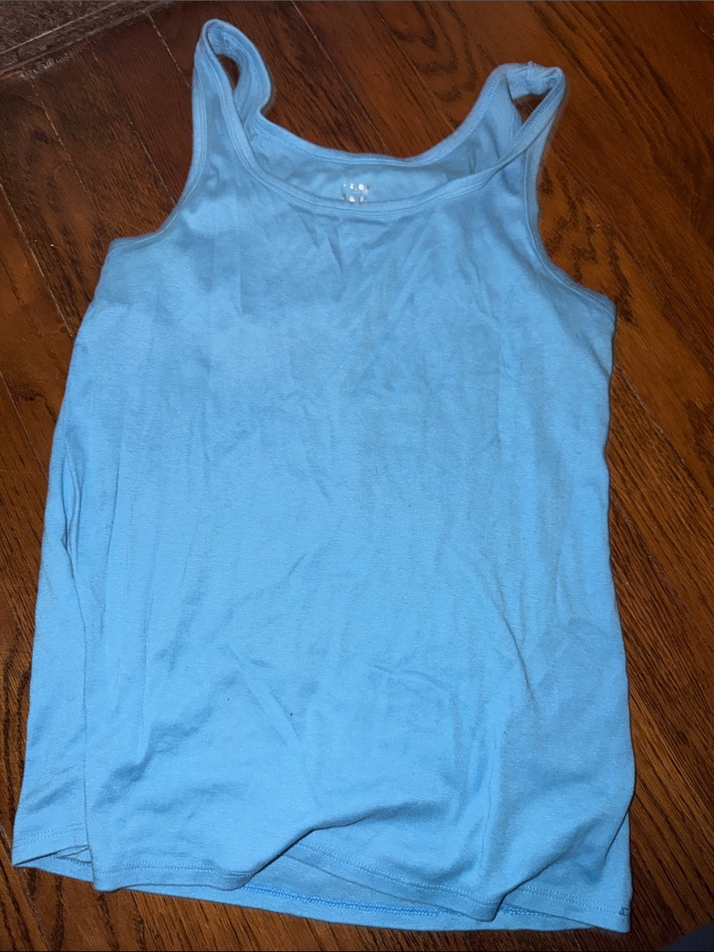 Classic Women's a new day long size large Light Blue Tank Top